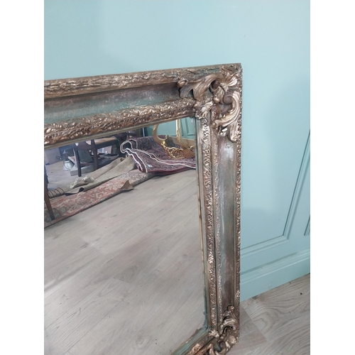 295A - French gilt and painted mirror in the Victorian style {88cm H x 67cm Dia} NOT AVAILABLE TO VIEW IN P... 