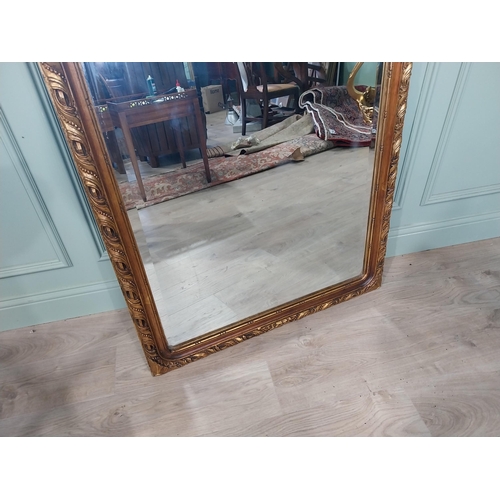 420A - French gilt wood mirror in the Victorian style {193cm H x 90cm Dia} NOT AVAILABLE TO VIEW IN PERSON.