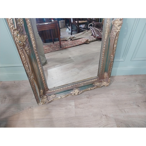 480A - French gilt and painted mirror in the Victorian style {148cm H x 88cm Dia} NOT AVAILABLE TO VIEW IN ... 