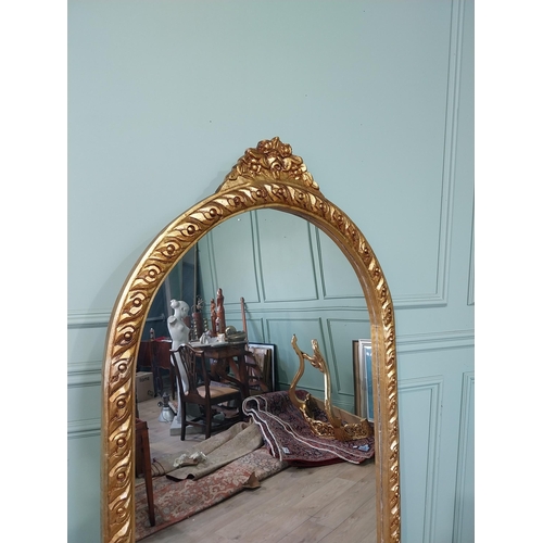 530A - French gilt mirror in the Victorian style {174cm H x 77cm W} NOT AVAILABLE TO VIEW IN PERSON.