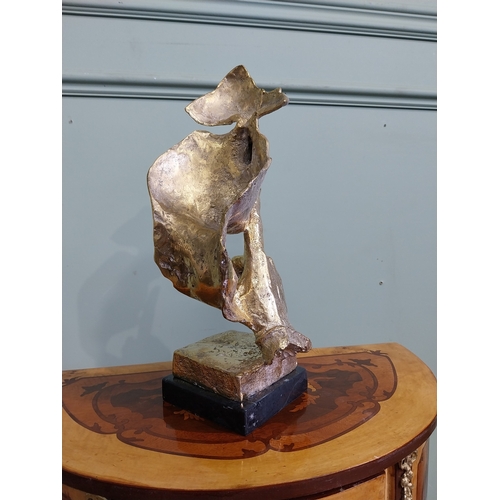 50 - Gilded bronze face 