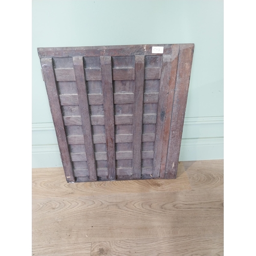 2 - 19th C. oil on board of The Virgin Mary in the Greek Orthodox style. {59 cm H x 52 cm W}.