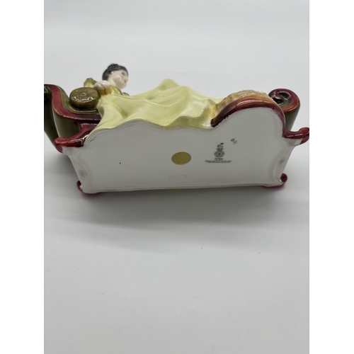 59 - Royal Doulton Figurine  - At Ease - HN2473. { 15.5cm H }.