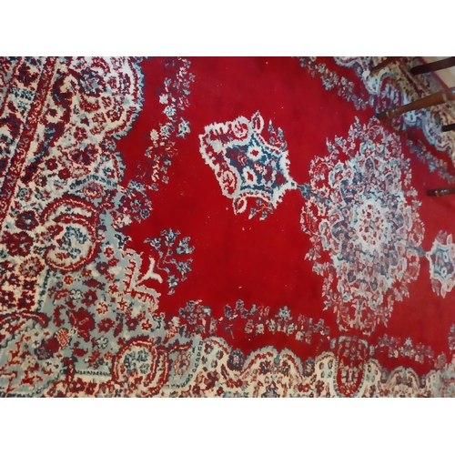 113 - Decorative carpet square. { 320cm L X 188cm W }.