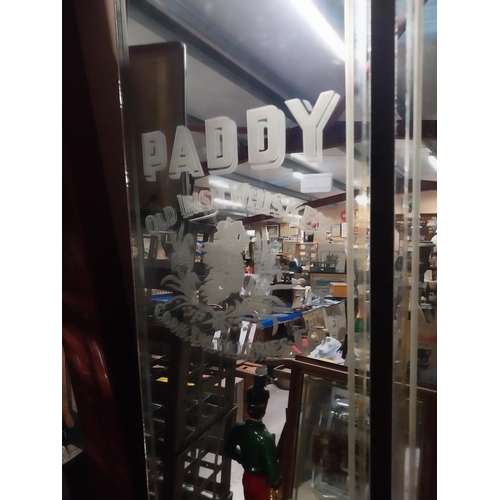 2 - Paddy Old Irish Whiskey Mirror and Jameson Whiskey advertising mirrors. {134 cm H x 41 cm W}.