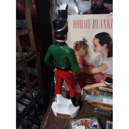 9 - Irish Mist ceramic advertising figure. {41 cm H x 20 cm W x 10 cm D}.