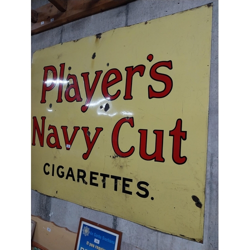 10A - Original Player's Please enamel advertising sign. {117 cm H x 144 cm W}.