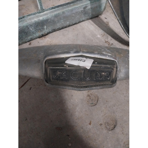 3 - 1960's Morris 8 Radiator cover, Morris Minor radiator cover  {59 cm H x 21 cm W x 10 cm D} and chrom... 