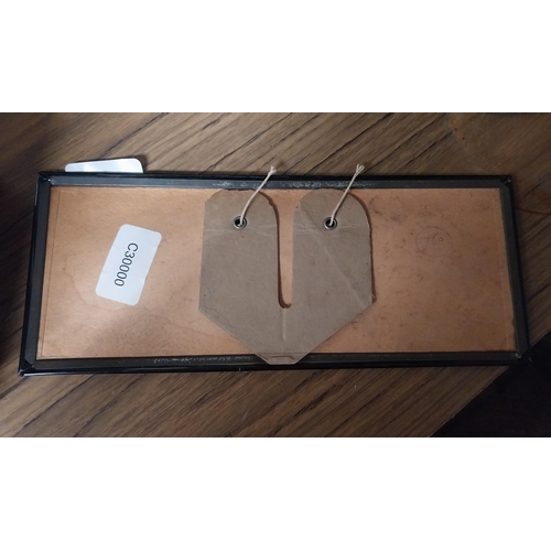 56 - Carlsberg Biere De Luxe Danoise cellulloid advertising shelf showcard. {10 cm H x 15 cm W}.