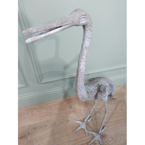 306 - Cast alloy model of a Crane. {81 cm H x 48 cm W x 28 cm D}.