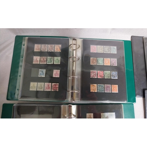 564 - Four albums of German stamps.  Two albums 1872- 1919 & 1920- 1923 & album of 1st Day Covers Briefe W... 