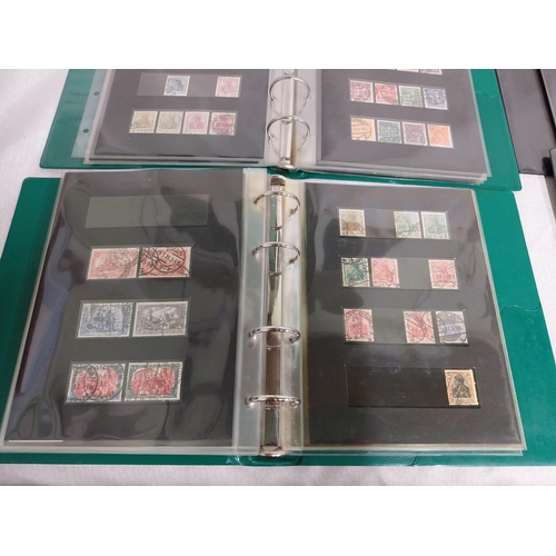 564 - Four albums of German stamps.  Two albums 1872- 1919 & 1920- 1923 & album of 1st Day Covers Briefe W... 
