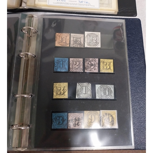 568 - Three albums of German stamps & documents  Album of Alte Briefe German documents 1870 onwards ,  alb... 