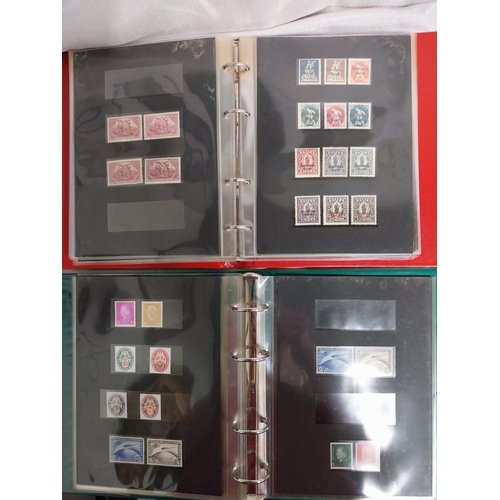 595 - Three albums of Deutsches Reich stamps 1872 - 1923, 1923 - 1932 & 1933 - 1936 & album of East German... 