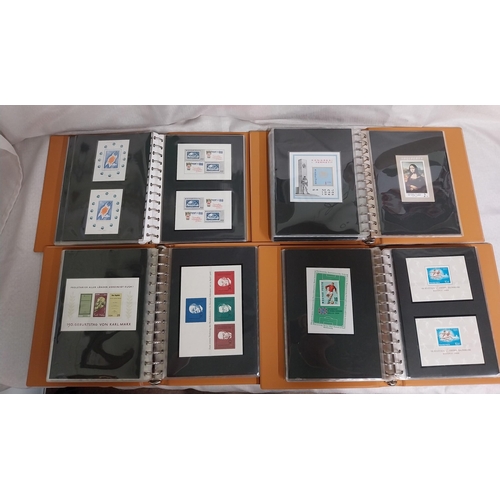 596 - Four albums of Europa Blocks of stamps 1965 - 1966, 1966 - 1967, 1967 - 1968 & 1968 - 1969.