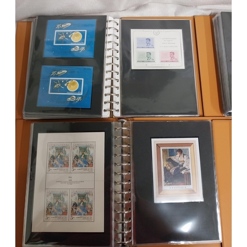 596 - Four albums of Europa Blocks of stamps 1965 - 1966, 1966 - 1967, 1967 - 1968 & 1968 - 1969.