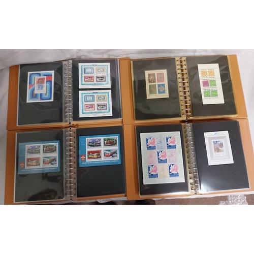 598 - Four albums of Europa Blocks of stamps 1973 - 1974,1974, 1974 - 1975 & 1975.