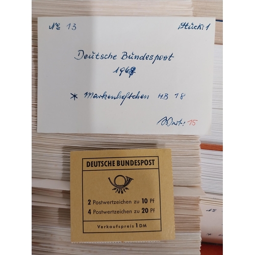 602 - Collection of unfranked stamps - Deutsche Bundespost 1960 - 1990, Baden 1947, Rheinland Pfalz 1947, ... 