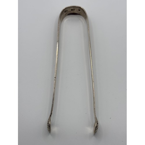 551 - Early 19th Century Sugar Tongs Hallmarked Dublin. Makers Mark William Law 51.5g