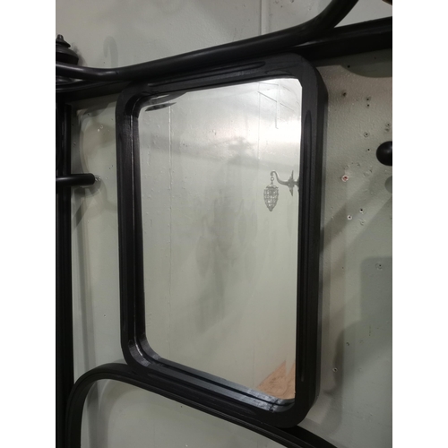 137 - Thonet Victorian hallstand with mirror. {H 195cm x W 160cm x D 45cm }.  NOT AVAILABLE TO VIEW IN PER... 