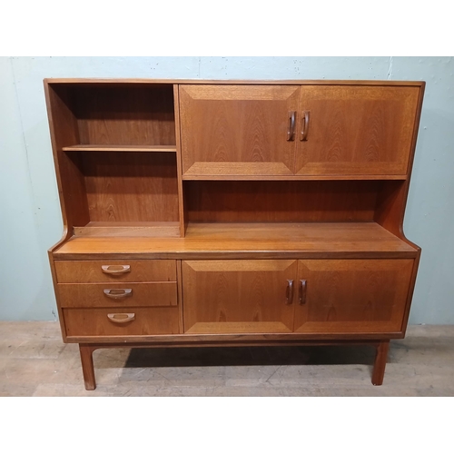 325 - G -Plan Sierra teak sideboard.  {H 145cm x W 160cm x D 46cm }.  NOT AVAILABLE TO VIEW IN PERSON.