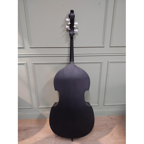 50A - Rare mid to late 19th C. Double Bass. {189 cm H x 60 cm W x 20 cm D}.