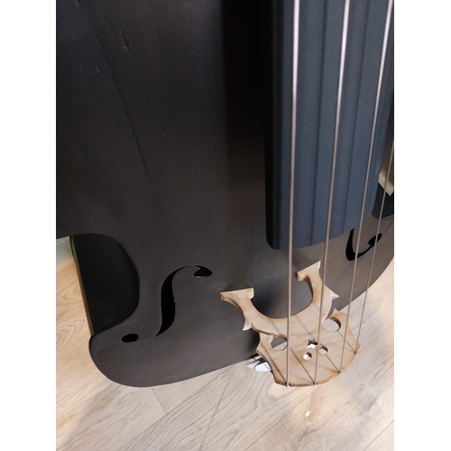 50A - Rare mid to late 19th C. Double Bass. {189 cm H x 60 cm W x 20 cm D}.