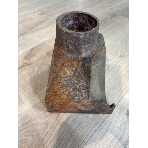 654 - Cast Iron Hopper.