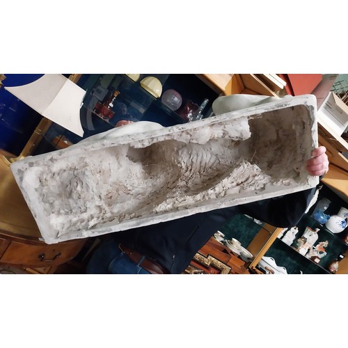 299 - Early 20th C. Grand Tour plaster model of Sphinx. {73 cm H x 106 cm W x 37 cm D}.