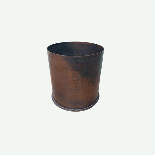 WWI Brass Trench Art gun shell. {23 cm H x 23 cm Dia.}. NOT ON SITE FOR ...
