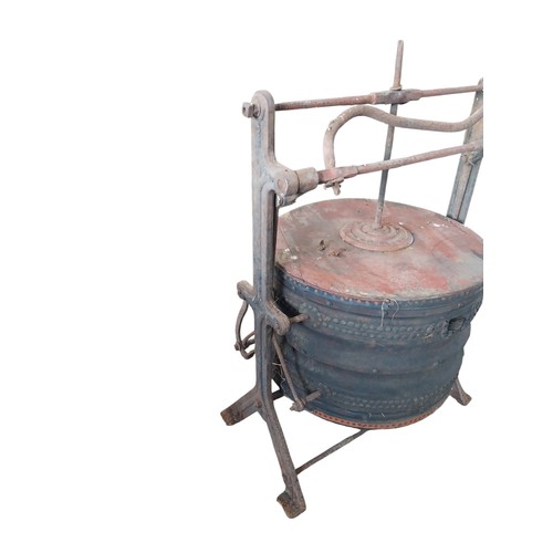 42 - 19th C. Blacksmith's bellows made by Alldays and Onions Birmingham. {122 cm H x 80 cm W x 64 cm D} N... 