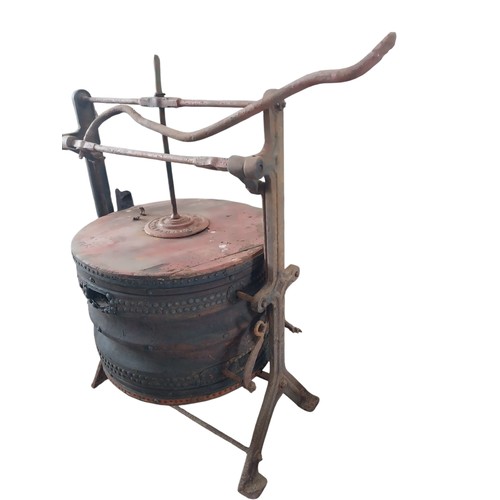 42 - 19th C. Blacksmith's bellows made by Alldays and Onions Birmingham. {122 cm H x 80 cm W x 64 cm D} N... 