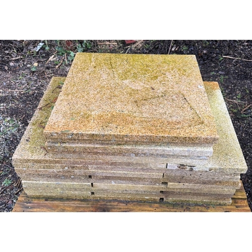 Granite stone flags. Approx 7.44 sqm.