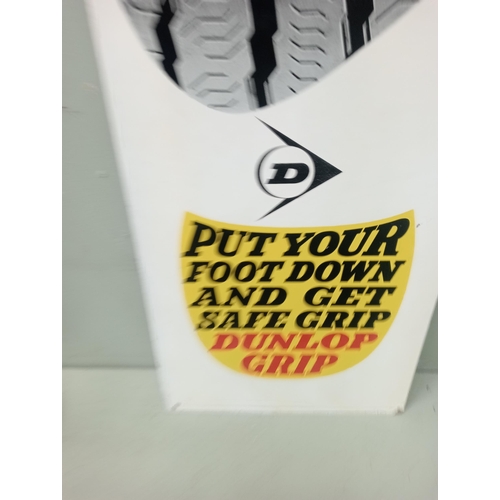 217A - Dunlop Put Your Foot Down and Get Safe Grip advertising board.  {H 123cm x W 41cm } NOT AVAILABLE TO... 