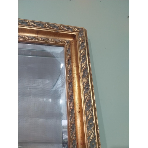 25 - Large gilt wall mirror in the Victorian style. {216 cm H x 140 cm W}.