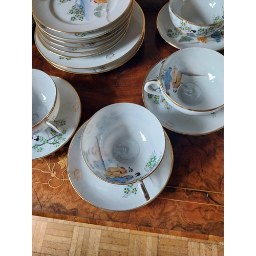 28 - Early 20th. C. thirty two piece Japanese China tea set.