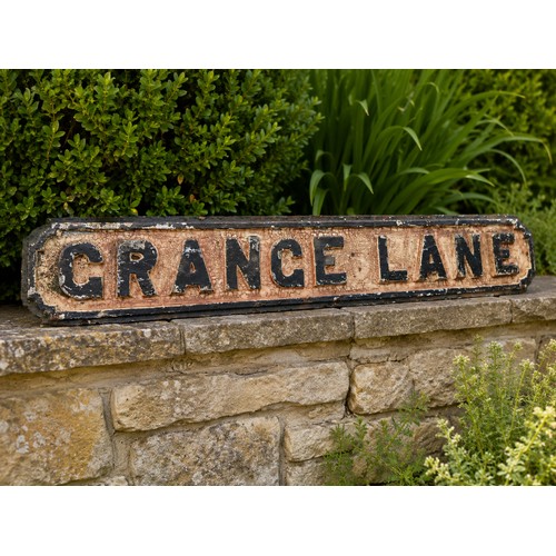 27 - 19th C. cast iron wall bracket.  {H 70cm x W 25cm x D 94cm}. NOT ON SITE FOR VIEWING