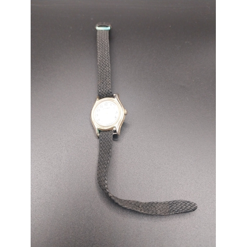 14 - Faux Ladies bracelet and Ladies watch with leather strap.
