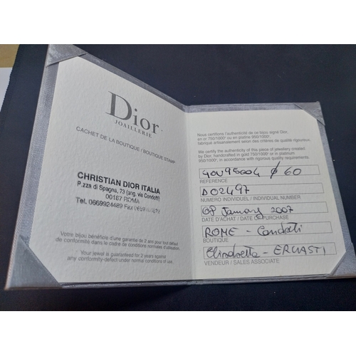 2 - Dior Ladies watch.