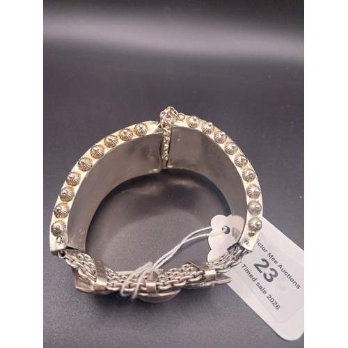 23 - Silver style bracelet.