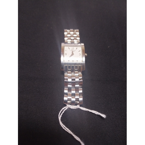 5 - Longines Stainless Steel Ladies watch.  9cm W when open.