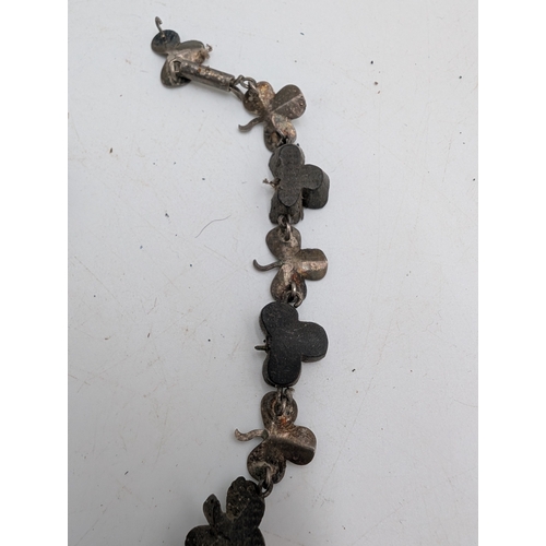 36 - Miscellaneous lot of 19th C. Irish bog oak jewellery including cross pendant, necklaces and other in... 