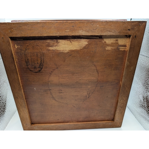 4 - 19th C. Irish Killarney wood arbutus and marquetry box inlaid with ferns and Shamrocks and vignette ... 