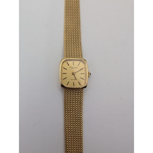 52 - 18k Gold Favre-Leuba Geneve Ladies wrist watch - 45.7grms