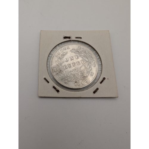 61 - 1840 East India Company one Rupee - 12.9grms