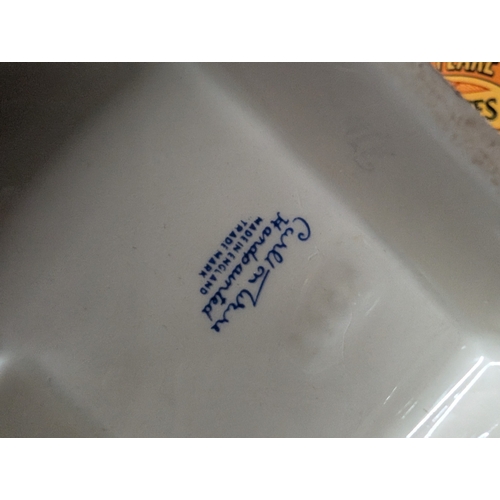 25 - Carltonware Martell Brandy ceramic advertising figure. {20 cm H x 18 cm W x 10 cm D}.