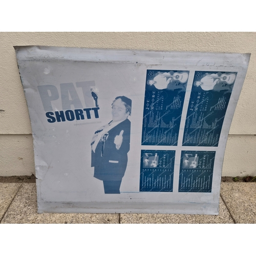 13 - Rare original production-used industrial offset lithographic printing plate featuring Irish comedian... 