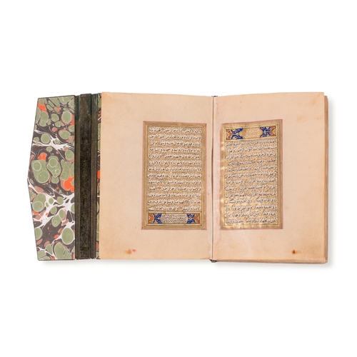 12 - AN OTTOMAN QUR’AN, 18TH CENTURY, SIGNED BY ISMAIL BIN OMAR, DATED 1171AH/1758AD

