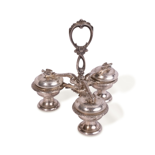 123 - A SILVER SPICE SET (Besamim) WITH TUGHRA, OTTOMAN, TURKEY, 19TH CENTURY

A silver spice box (besamim... 