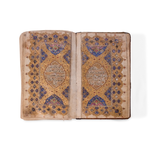 21 - A SAFAVID QUR’AN, 17TH CENTURY

Arabic manuscript on paper, a complete Quran, each page with 15 line... 